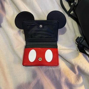Mickey Mouse back pack & wallet set gently used